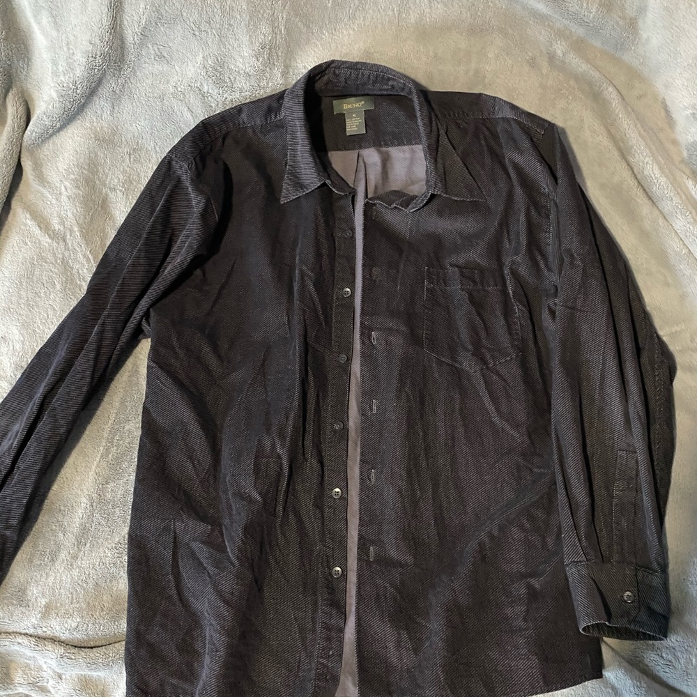 Black button up